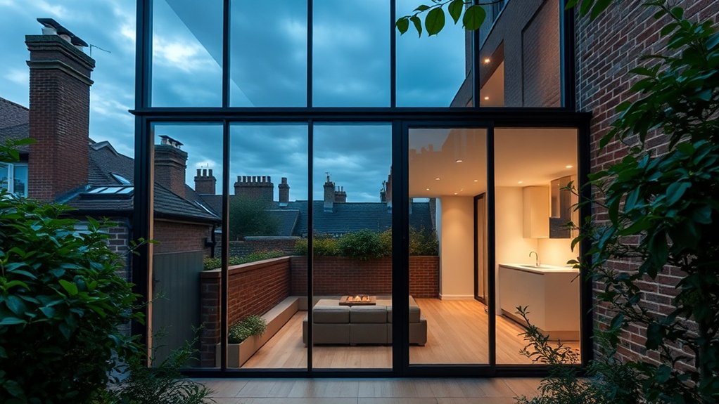 Glass Extension Walls Hayes